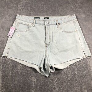 Wild Fable Shorts Women 17 Distressed Denim Super High Rise Cut Off Light Wash